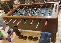 Harvard midfielder foosball game table, with wood