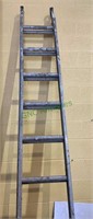 18 foot aluminum extension ladder, (793)
