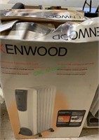One Kenwood electric oil filled radiator, seven