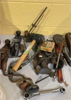 Group lot of hand tools, including a craftsman