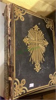 Antique leather bound French book, printed in