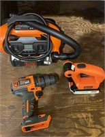 Black & Decker battery and electric air