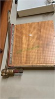 16 inch vintage paper cutter, with a sharp blade
