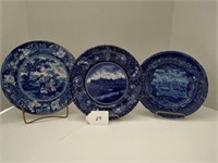 3 Flo Blue Plates