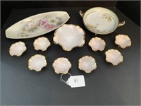 11 Pieces of Assorted Hand Painted China