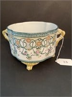 Heavily Decorated Double Handled Bowl