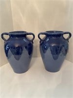 Pair of Matching Pottery Floor Vases