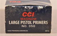 900 CCI no. 350 Pistol Primers