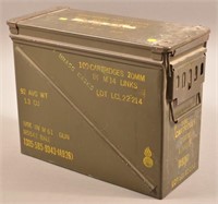 Military Cannon Projectile Ammo Can