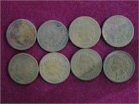 8 - 1880'S INDIAN HEAD CENTS