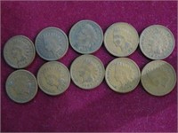 10 - 1900'S INDIAN HEAD CENTS