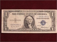 1935 F $1 SILVER CERTIFICATE STAR NOTE