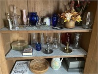 Contents of Jelly Cupboard - Glassware, Etc.