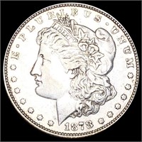 1878 8TF Morgan Silver Dollar ABOUT UNCIRCULATED