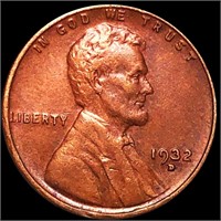 1932-D Lincoln Wheat Penny CLOSELY UNC