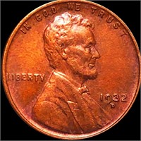 1932-D Lincoln Wheat Penny CLOSELY UNC