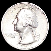 1941 Washington Silver Quarter CLOSELY UNC