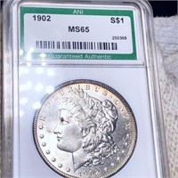 1902 Morgan Silver Dollar ANI - MS65