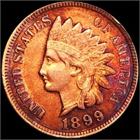 1899 Indian Head Penny ABOUT UNCIRCULATED