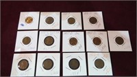 COLLECTION OF MOSTLY WHEAT PENNIES, SOME MEMORIAL