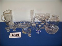 Miscellaneous Clear Glassware