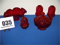 Fenton and Other Red Glass