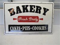 bakery tin sign