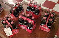 30 commemorative coke bottles NFL Texans etc