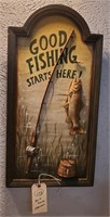 Bait shop / mancave fishing sign 3d