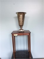 Antique Stick Leg Table/ Unique Vase
