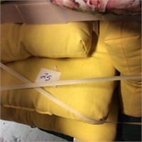Outdoor Yellow Cushions