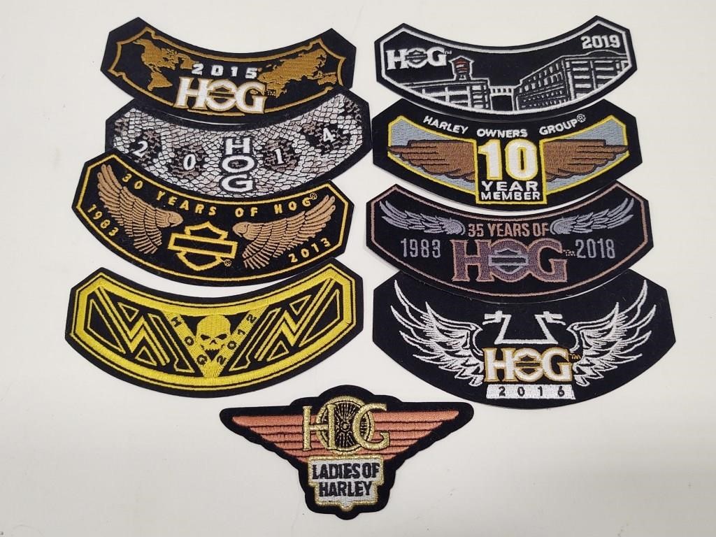 Harley Davidson Owners Group HOG Pin Patch Sticker Mile High Sturgis Lot