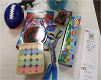 DARTS, JUMP ROPE, CHALK, CANDY - $20 RETAIL VALUE