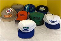 8 Brand New Farm Seed Hats