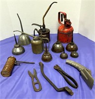 Vintage Oil Cans & Tools