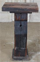 Reclaimed Timber Pedestal