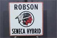 Robson Seneca Hybrid Tin Advertising Sign