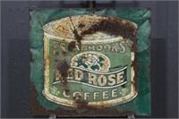 Estabrooks' Red Rose Coffee Advertising Sign