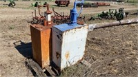 Vintage Oil Tanks W/ Pumps
