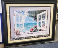 Framed Coconut Grove Arts Festival Print