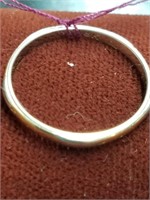 18K 2T Wedding Band, 2mm wide, 1.4grams