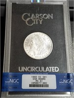 1882 CC GSA Hoard MS61 Morgan Silver Dollar