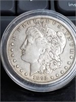 1892-O Morgan Silver Dollar