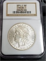 1904-O NGC MS-63 Morgan Silver Dollar