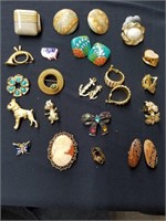 Earrings & Brooches lot  Gerry's, etc.