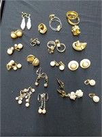 Jazzy Collection of clip on earrings