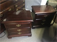 Pair of Wood Night Stands