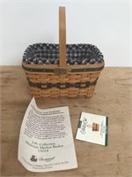 Longaberger Miniature Market Basket