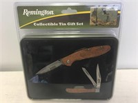 Remington Tin Knife Set