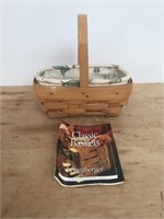 Longaberger Parsley Booking Basket